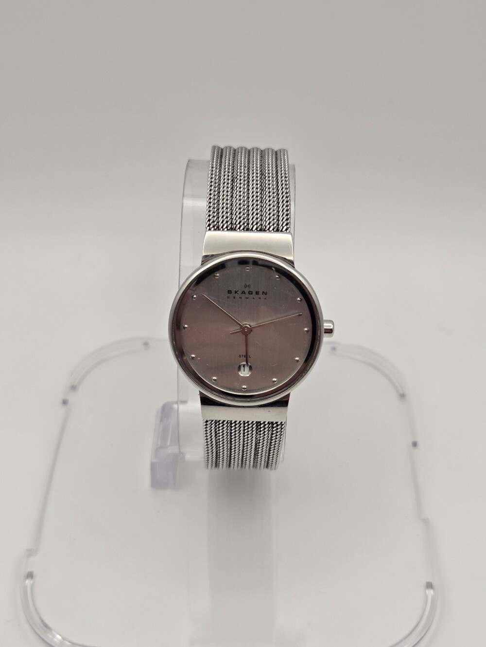 Womens Skagen Watch 355sss1 New Battery Works Great